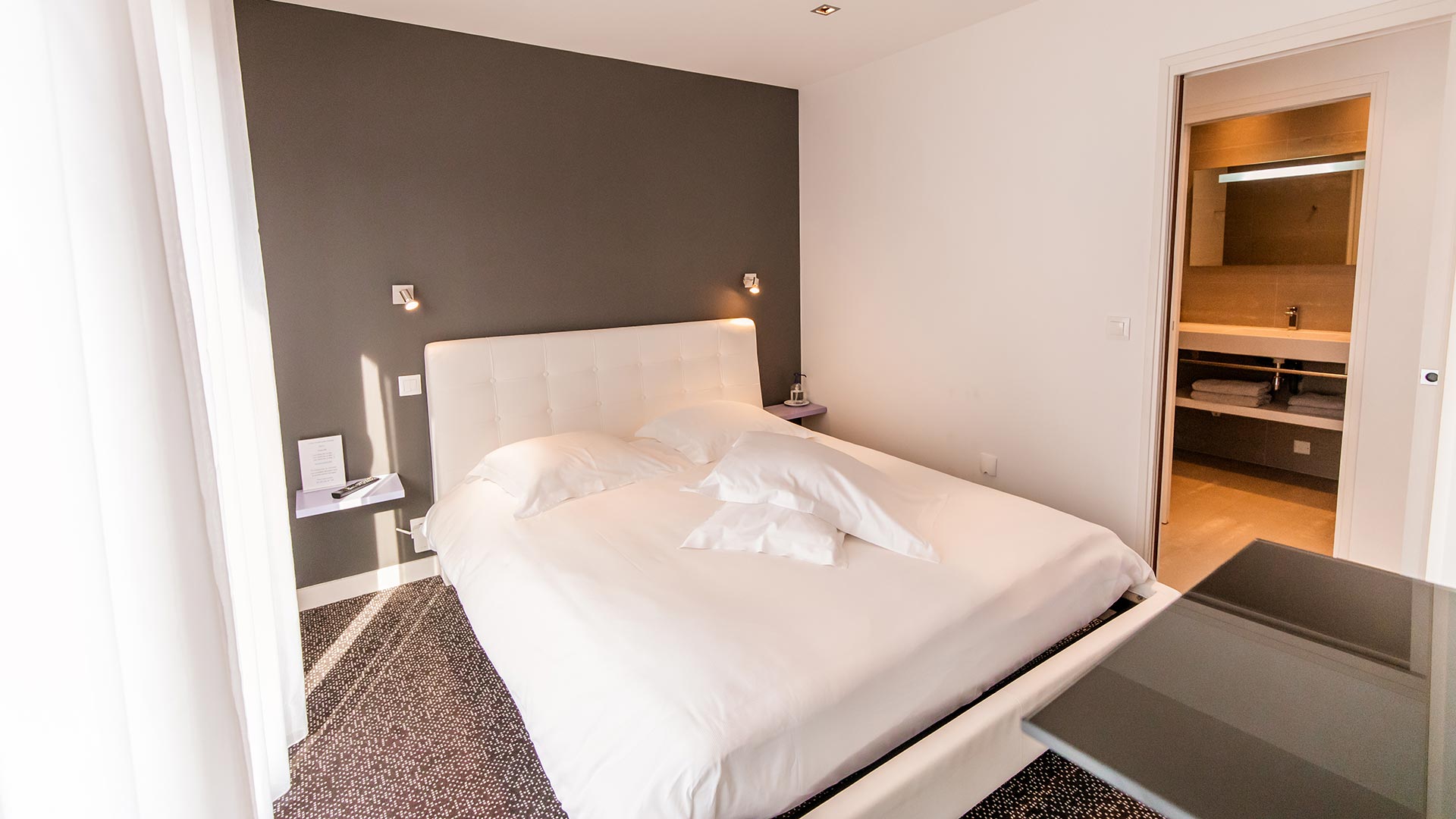 La chambre confort plus d'Avel Vor, restaurant gastronomique à Port-Louis